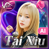 Blockchain Tai Xiu live room icon with dice bowl artwork