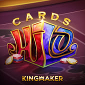 Cards Hi Lo icon with higher-lower arrow artwork