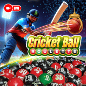 Cricket Ball Roulette icon with wheel and ball artwork