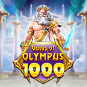 Gates of Olympus 1000 slot icon with Zeus artwork