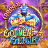 Golden Genie slot icon with lamp and genie artwork