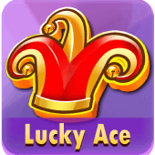 Lucky Ace card game icon with ace fan artwork